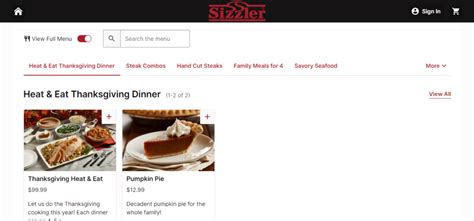 Sizzler Menu With Prices [Updated August 2024] - TheFoodXP