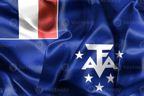 3D-Illustration of a French Southern Territories flag - realistic waving fabric flag 13666742 ...