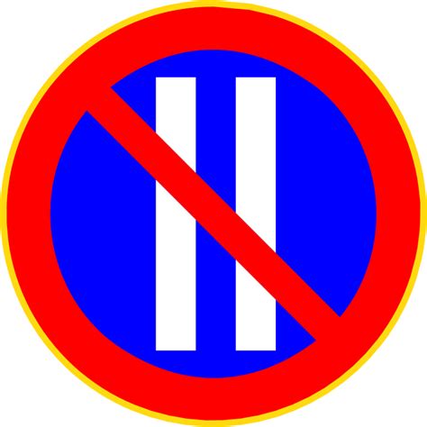 no parking on even days sign - Clip Art Library