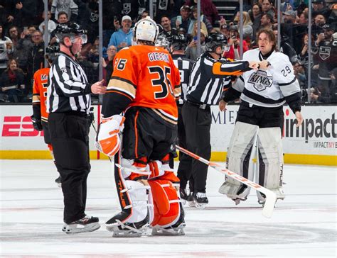 Kings Goalie Pheonix Copley Gets Match Penalty for Punching With Blocking Glove On