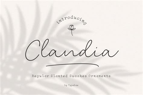 Clandia Monoline Script Font | Typebae | FontSpace