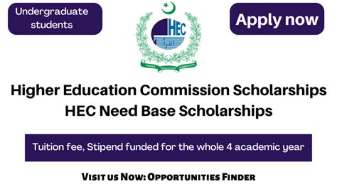 Higher Education Commission Scholarships 2022-2023| HEC Need Base ...