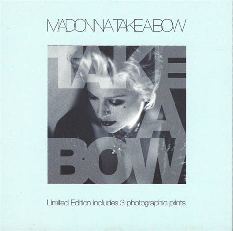 Madonna – Take A Bow – CD (Single, Limited Edition), 1994 [r260874] | Discogs