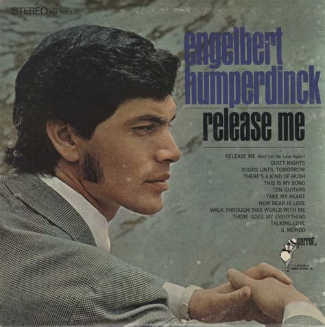 Engelbert Humperdinck - Release Me | Music album cover, The last waltz, Album covers