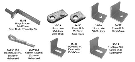 Gate & Fencing Accessories - ©2018 Brooks Forgings Ltd.