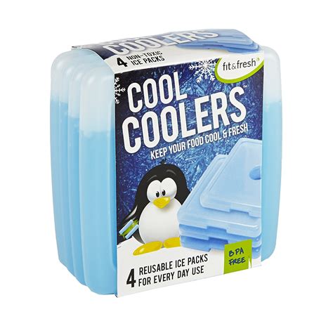 Fit & Fresh Cool Coolers Slim Reusable Ice Packs for Lunch Boxes Best Offer - iNeedTheBestOffer.com