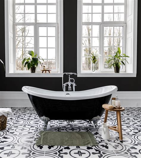 Black And White Bathroom Tile Floors – Everything Bathroom