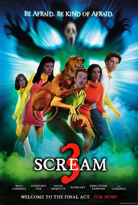 Scream 3 - Scooby Doo Parody Poster (Updated) : r/Scream