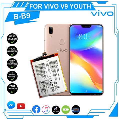 Vivo V9 Youth Built-in Battery Model: B-D9 (3260mAh) Original Equipment ...