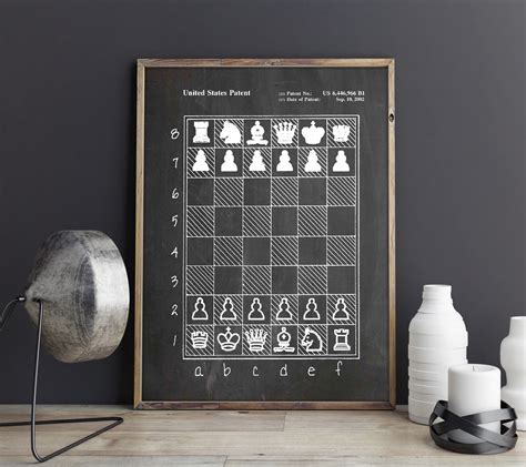 Chess Decor Chess Wall Art Chess Poster WB500 - Etsy Australia