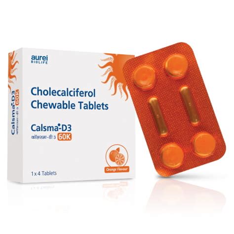 Cholecalciferol Chewable Tablets | Calsma-D3 Tablets