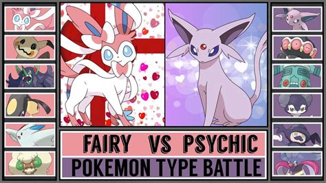 FAIRY vs PSYCHIC (Pokémon Type Battle) - YouTube