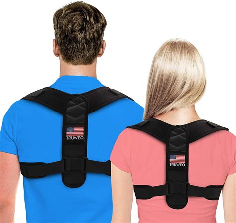 Posture Corrector For Men And Women - Adjustable Upper Back Brace For Clavicle To Support Neck ...