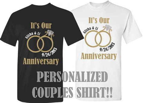 Its Our Anniversary Matching Anniversary Shirts / Couples - Etsy