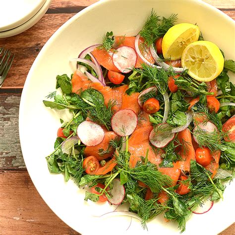 Easy Smoked Salmon & Watercress Salad Recipe — Chef Mike Ward