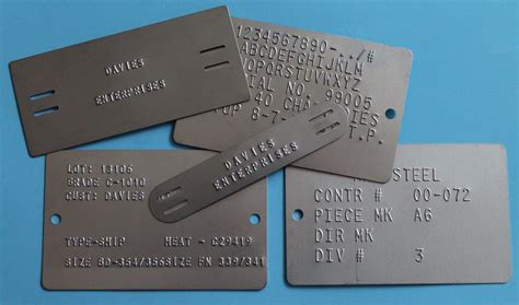 Metal Plates and Tags