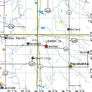 Laurens, Iowa (IA) ~ population data, races, housing & economy