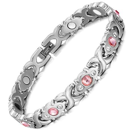 Stainless Steel Women Magnetic Bracelet for Arthritis – Magnetic Bracelets UK Shop