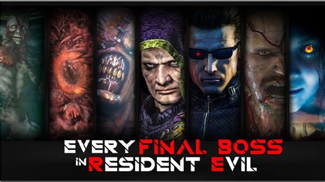 FINAL BOSS in EVERY RESIDENT EVIL GAME AND THEIR FINAL FORM (Main Games ...