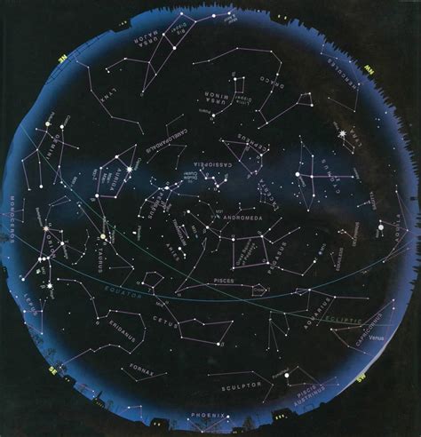 Night Sky Constellations Northern Hemisphere | Star Gazing: What to Look for October Through ...