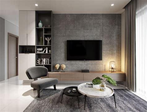 APARTMENT 90M2 on Behance | Luxury living room, Living room tv, Living ...