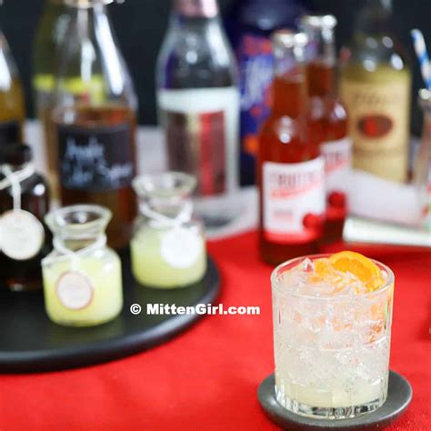 How to Create a DIY Cocktail and Mocktail Bar - Mitten Girl