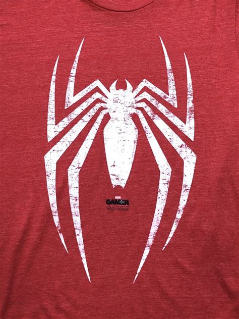 Spider-Man Gamer Verse Logo Marvel Comics Shirt Size … - Gem