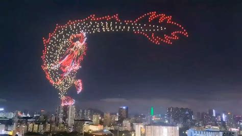 Drone show at the Dragon Boat Festival in Shenzhen, China : r/Chinapill