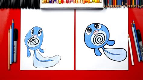 How To Draw Poliwag From Pokemon - Art For Kids Hub