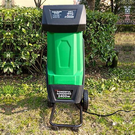 2400w 50l Garden Shredder Leaf Branch Shredder Electric Crusher Garden ...