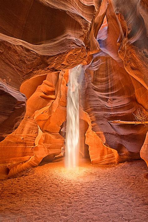 Antelope Canyon, Arizona, one of the many slot canyons on the Colorado ...