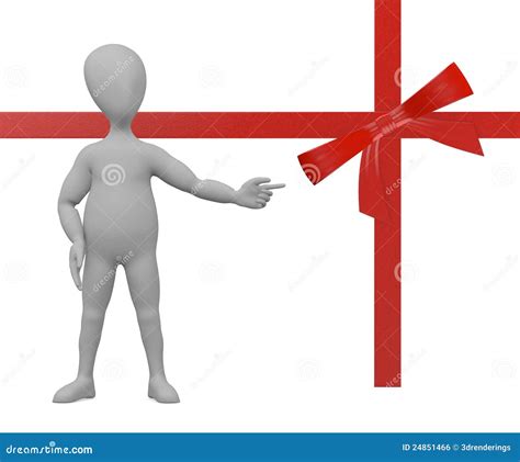 Cartoon Character with Ribbon 10 Stock Illustration - Illustration of commercial, piece: 24851466