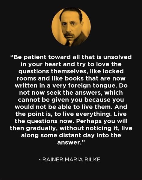 Pin by kate hutson on philosophy | Rilke quotes, Rainer maria rilke quotes, Rainer maria rilke