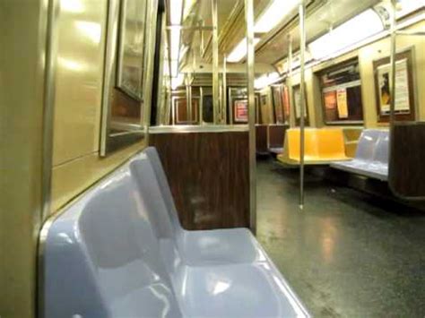 Inside R46 (A) Train With Blue Seats:From 190 Street to Dyckman Street-200 Street! - YouTube