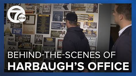 Inside Jim Harbaugh's office: Michigan coach gives behind-the-scenes ...