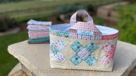 Erica's Scrap Fabric Bin // Tutorial - Confessions of a Homeschooler