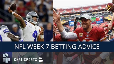 NFL Betting Lines: Week 7 Advice, Best Picks, And Prop Bets - YouTube