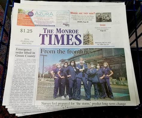 Monroe Times recognized with 31 WNAF awards - Monroe Times