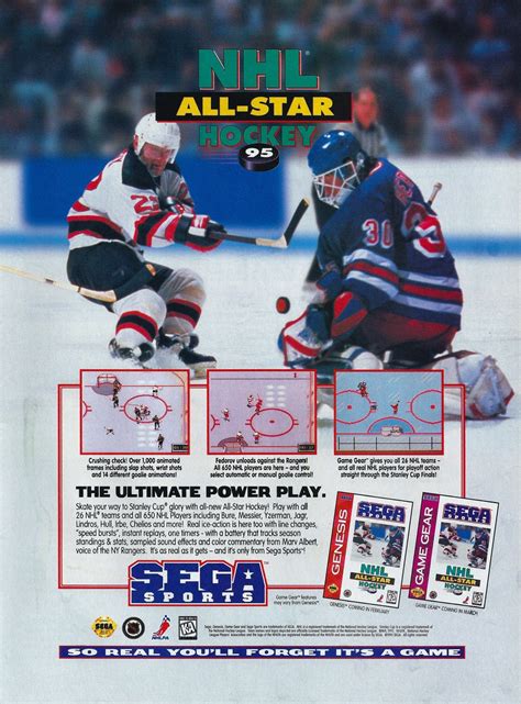 NHL All-Star Hockey 95 Images - LaunchBox Games Database