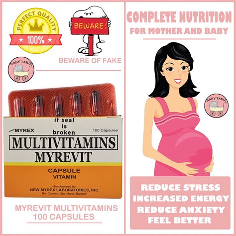 pregnancy essentials multivitamins 100s , stress reliever, myrevit ...