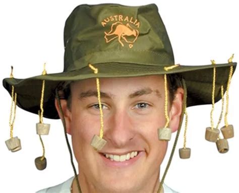 AUSTRALIAN BUSH SUN Hat With Corks Fancy Dress Cricket £11.45 - PicClick UK