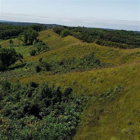 Amazing views and vibrant colors on the Loess Hills National scenic byway through Western Iowa ...