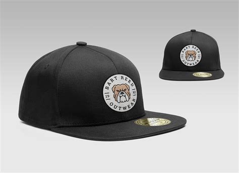 Free Snapback Men's Cap Mockup PSD With Woven Logo - Good Mockups