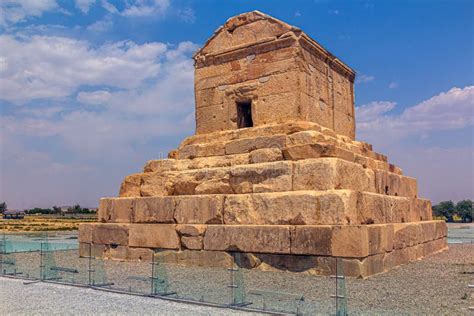 Tomb of Cyrus the Great in Pasargadae, Ir Stock Image - Image of ...