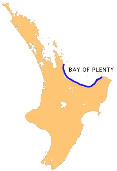 Nz Bay of Plenty - Mapsof.Net