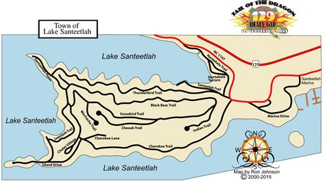 Town of Lake Santeetlah – Tail of the Dragon Maps