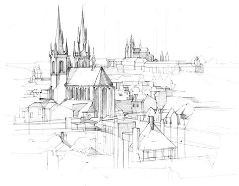 Gothic Castle Drawing at GetDrawings | Free download