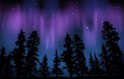 Purple Northern Light Background 12822970 Vector Art at Vecteezy