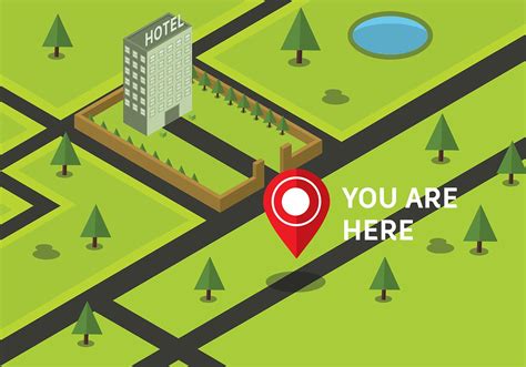 Free Isometric You Are Here Map Vector 142719 Vector Art at Vecteezy