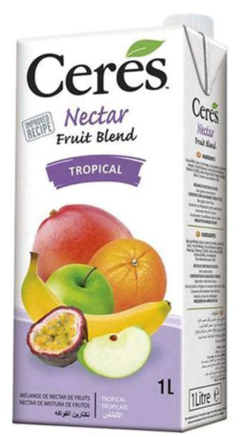 Ceres Nectar Fruit Blend Tropical Juice , 1 L — Goisco.com